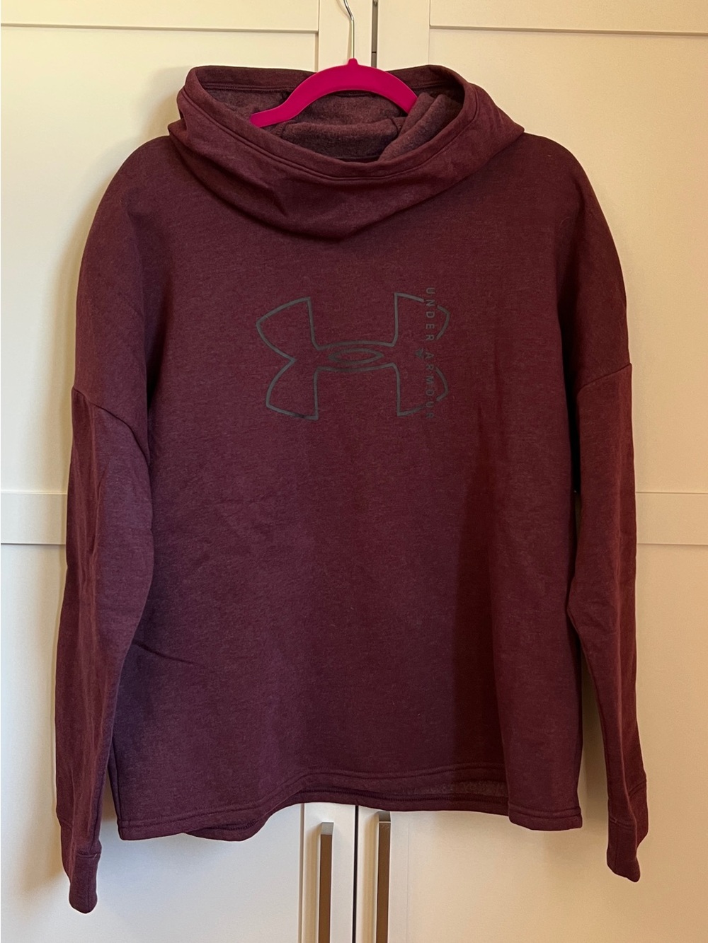 Under Armour Women's Maroon Cowl Neck Sweater